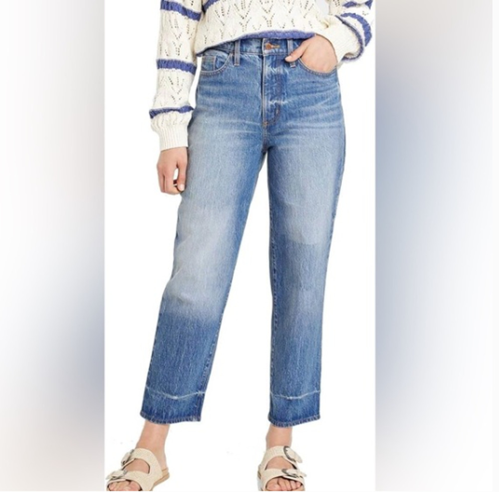 Universal Thread Vintage Stretch Straight Leg High-Rise Ankle Jeans Sz 16 Long